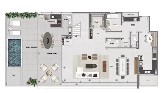 Top House - 1º Nível - 409,70 m²